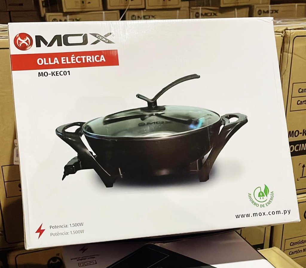MOX olla eléctrica negra