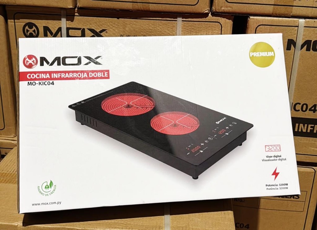 MOX cocina infrarroja doble