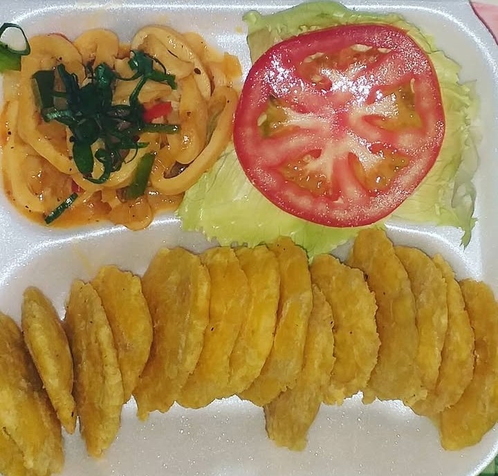 Aros de Calamar en Salsa