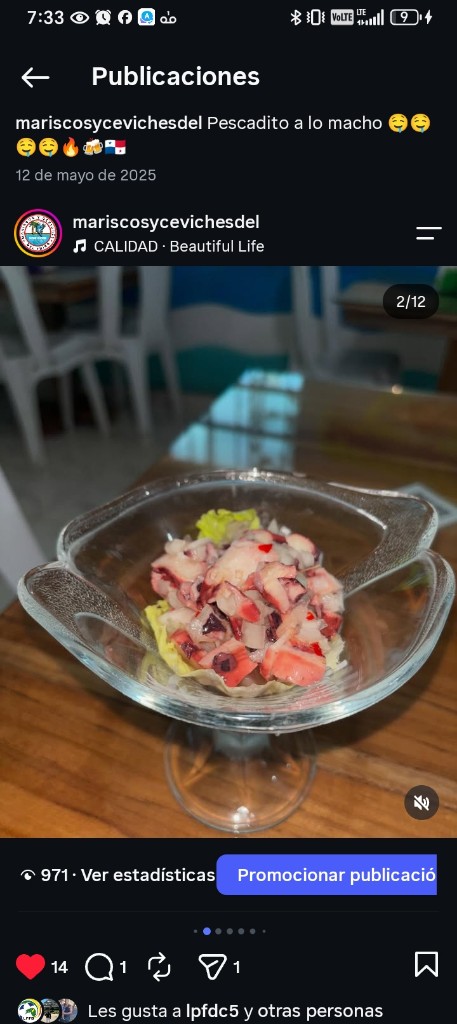 Ceviche de pulpo