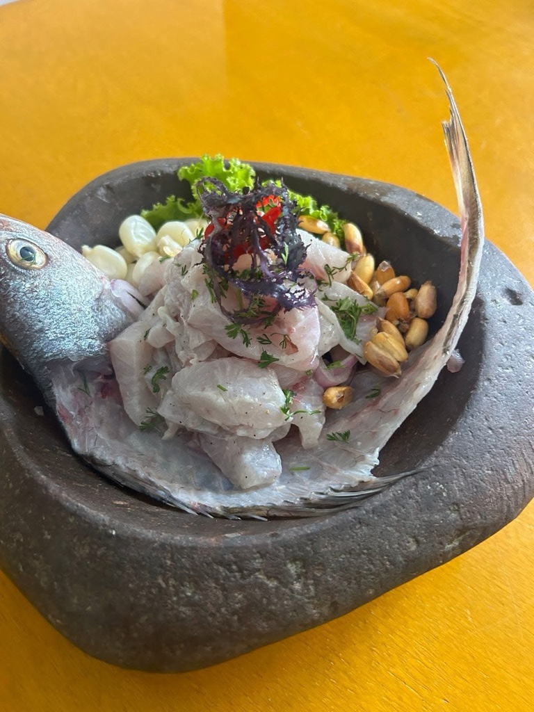 Ceviche de corvina