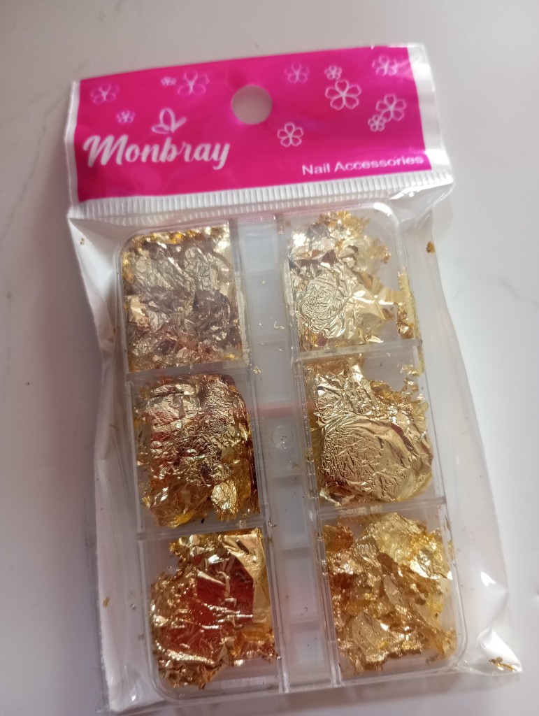 Pastillero papel Oro mombray
