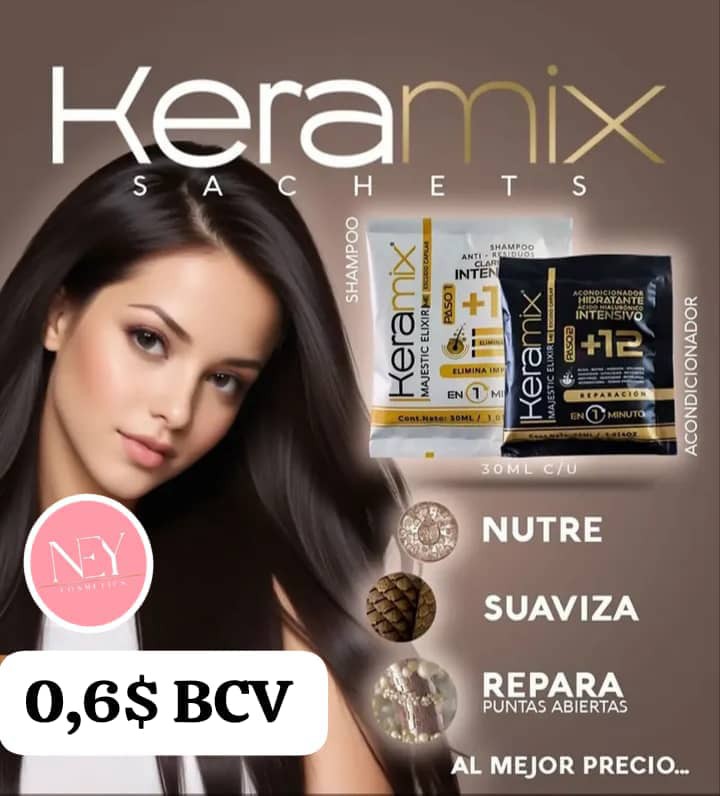 Sachets Shampoo Keramix