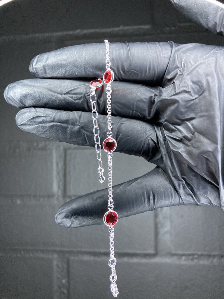 Pulsera circones rojos