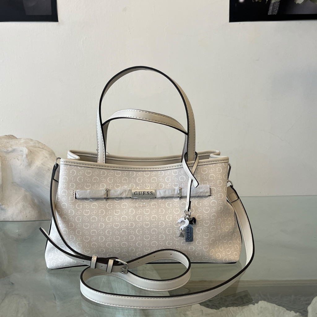 Cartera Mediana Guess Beige Ligero