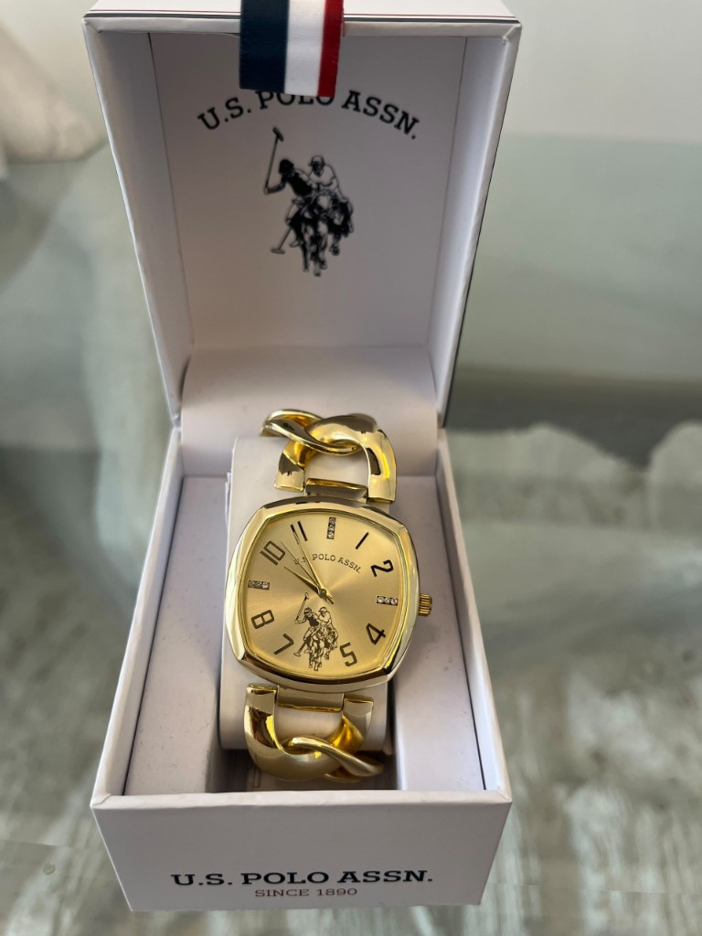 Reloje Dorado Trenzado