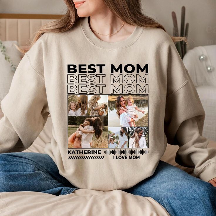 Sudadera Best Mom (tambien disponible en negro y blanco)