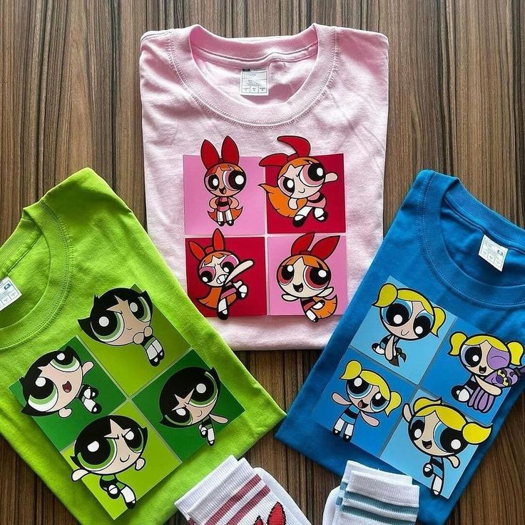 T-shirt personajes animados