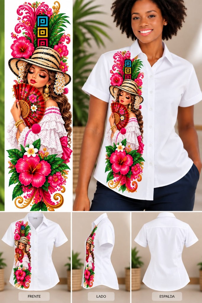 Camisa folclorica