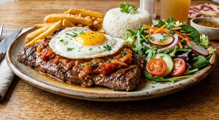 Bistec a caballo