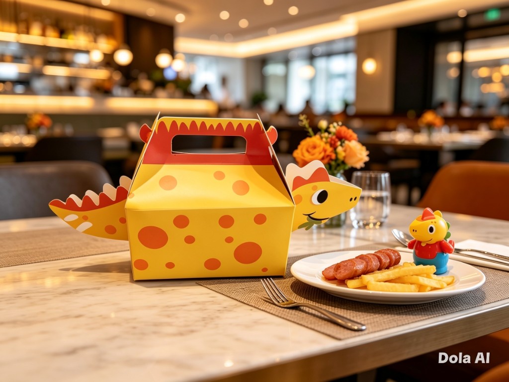 Menu infantil mini salchipapa con juguete