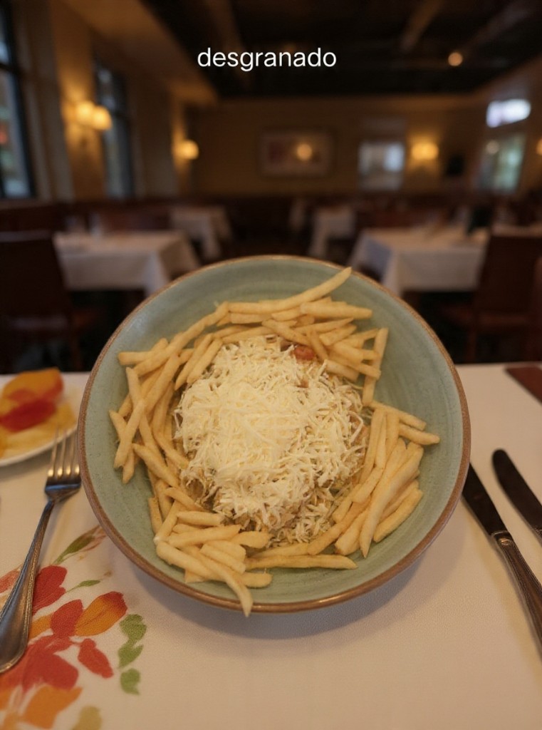 Desgranado con papas y queso