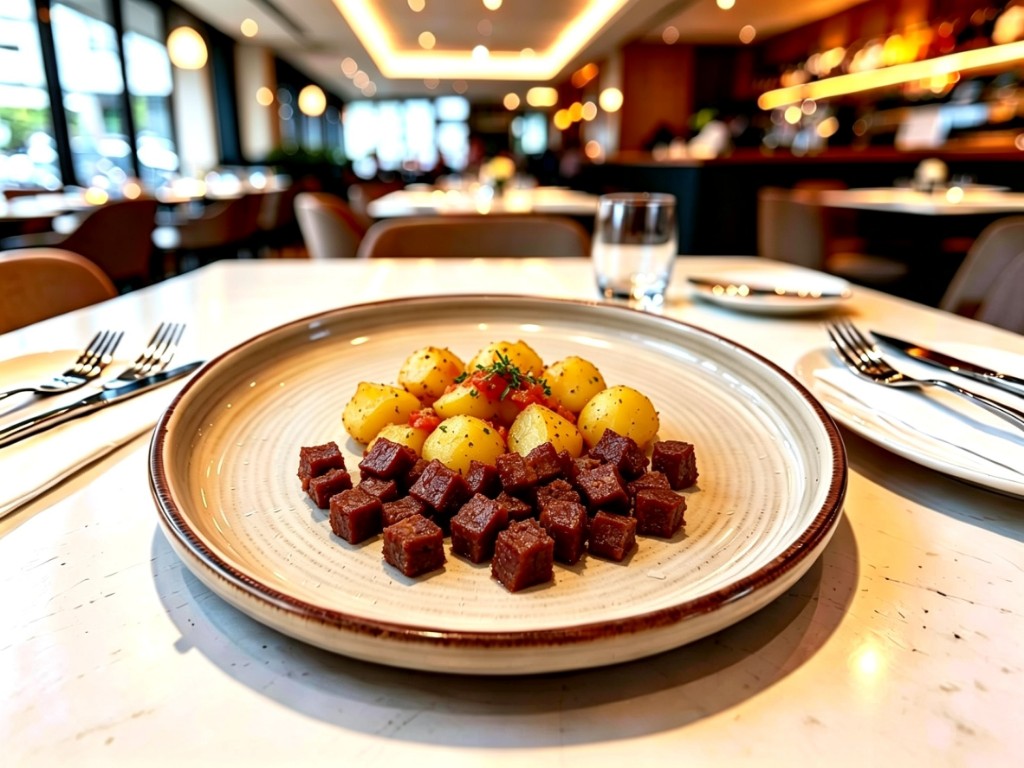 entrada de Chorizo con papa criolla