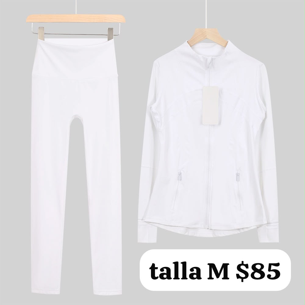 Conjunto deportivoLululemon blanco talla M