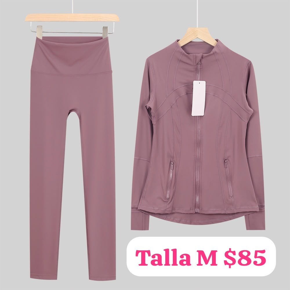 Leggings deportivos Lululemon color lila talla M