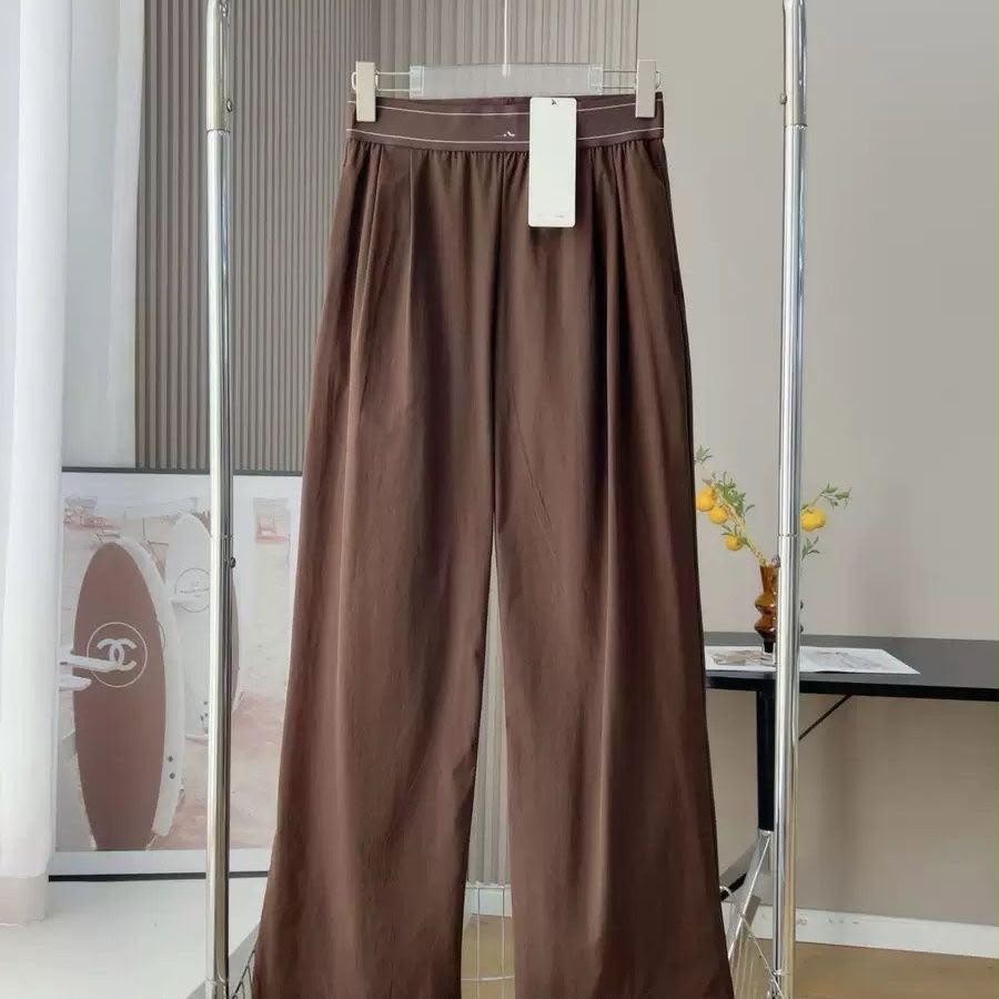 Brown wide-leg pants S,xl