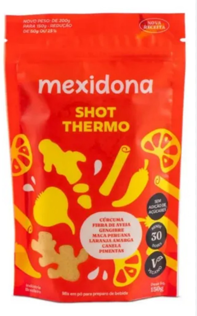 Shot termogênico (cúrcuma/maca peruana/gengibre/can/lar. Amarga)