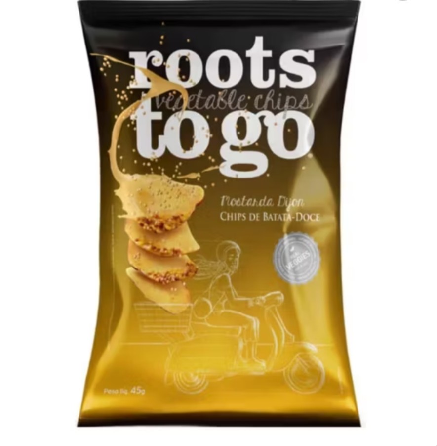 Chips de batata doce mostarda dijon