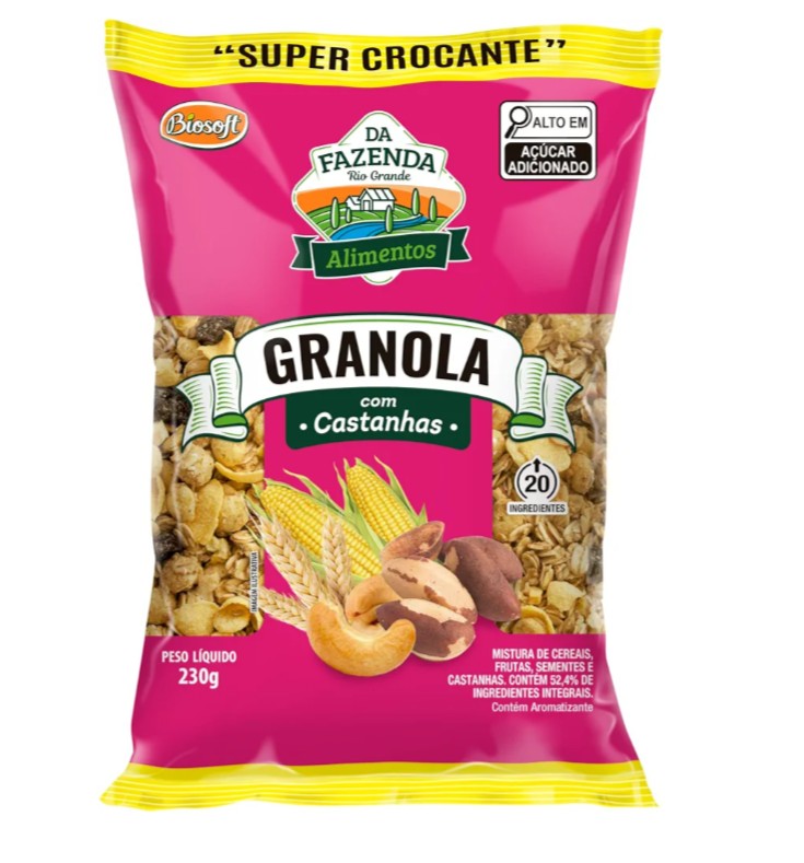 Granola com castanhas 230g
