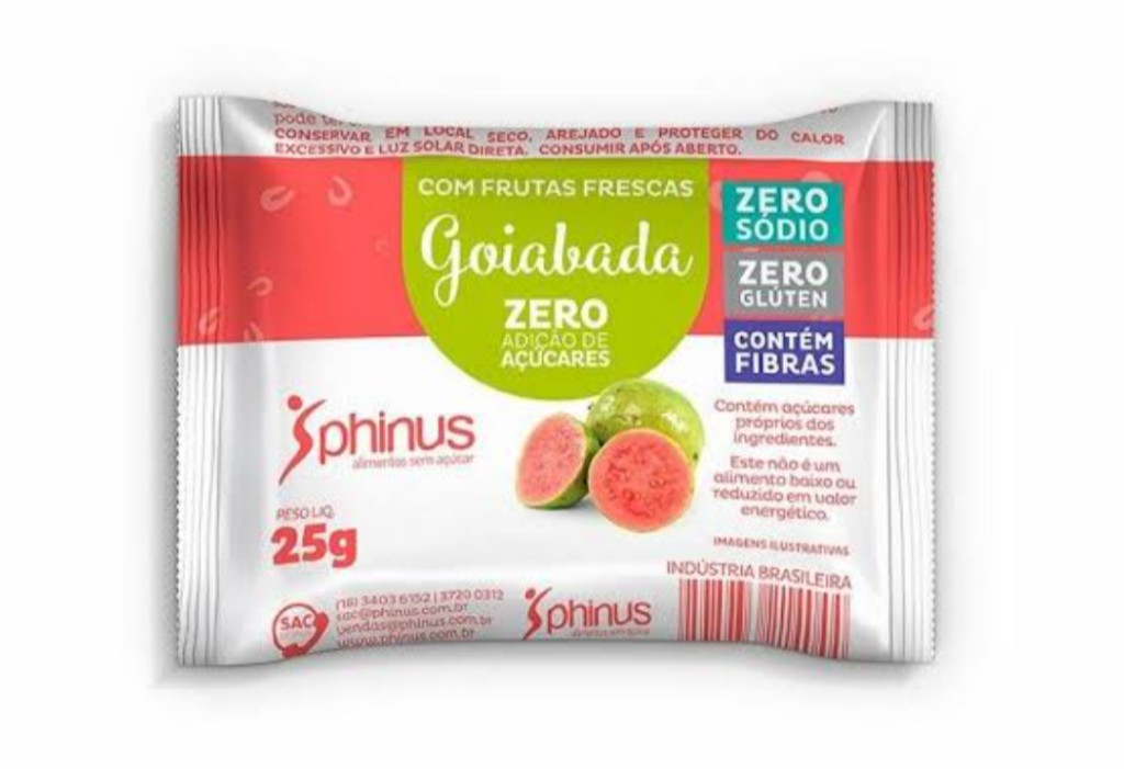 Goiabada zero açúcar 20g