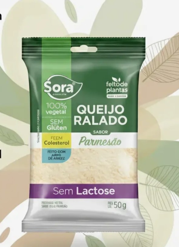 Queijo ralado parmesão sem glúten, sem lactose 50g