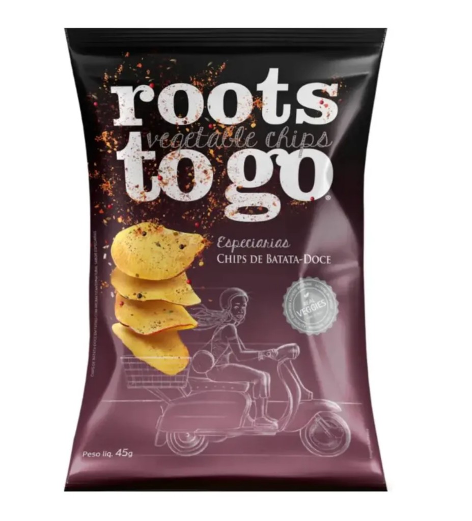 Chips de batata doce especiarias
