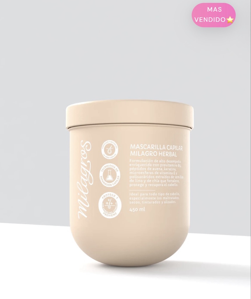 Mascarilla herbal milagros