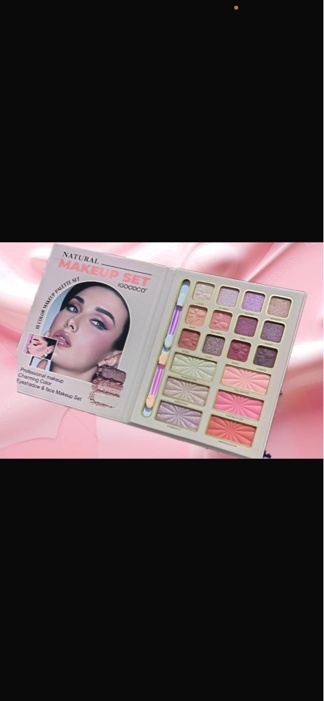Paleta de sombras natural makeup