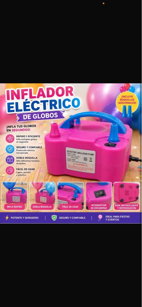 Inflador de globos