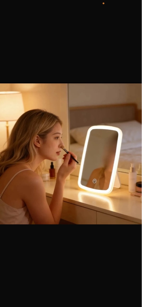 Espejo con luz led