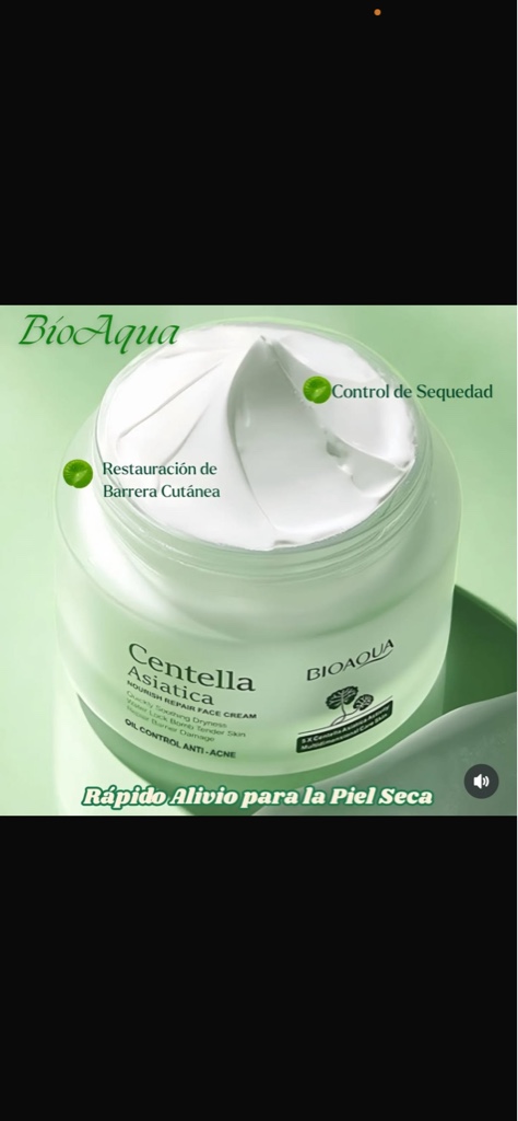 Crema hidratante centella asiática