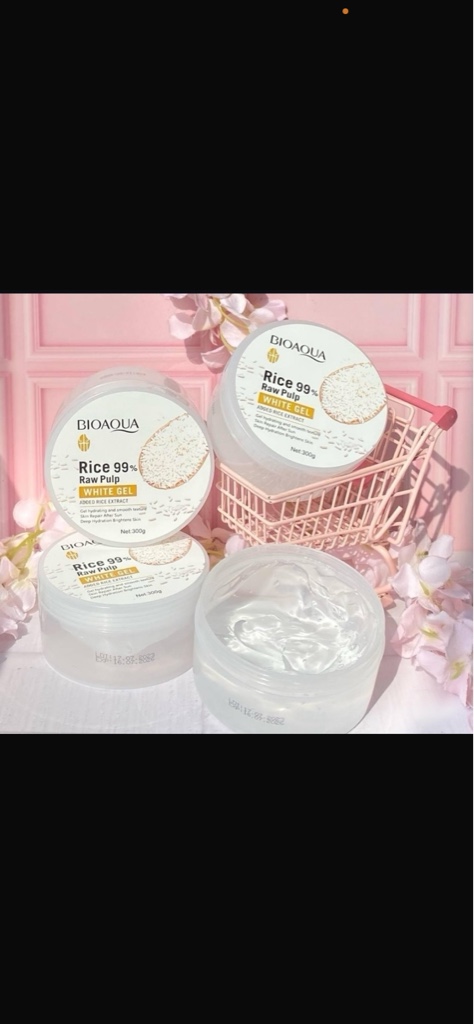 Gel hidratante de arroz
