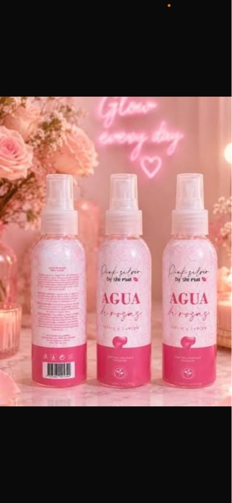 Agua de rosas 60ml