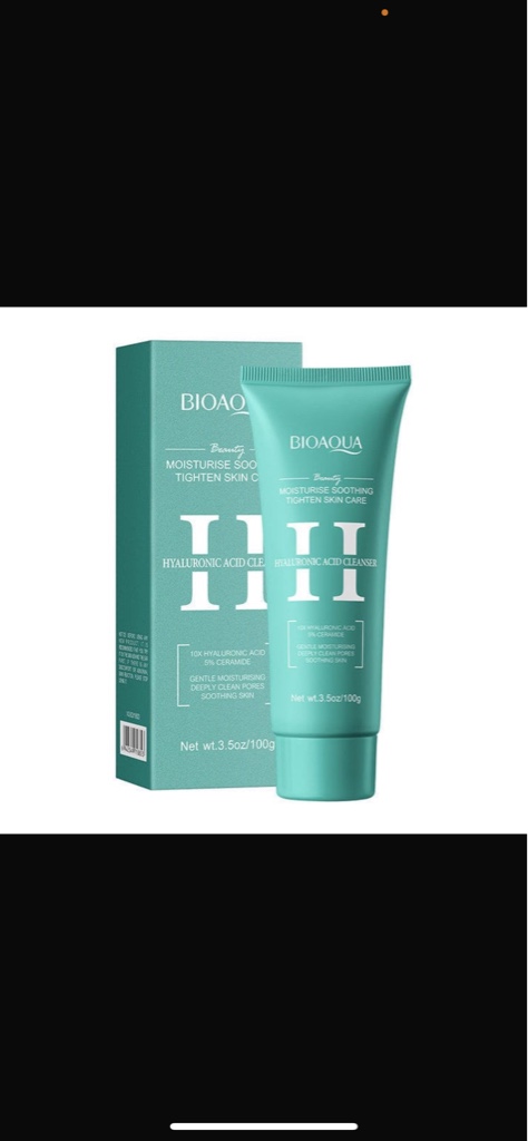 Jabón Facial Ácido Hialuronico Bioaqua