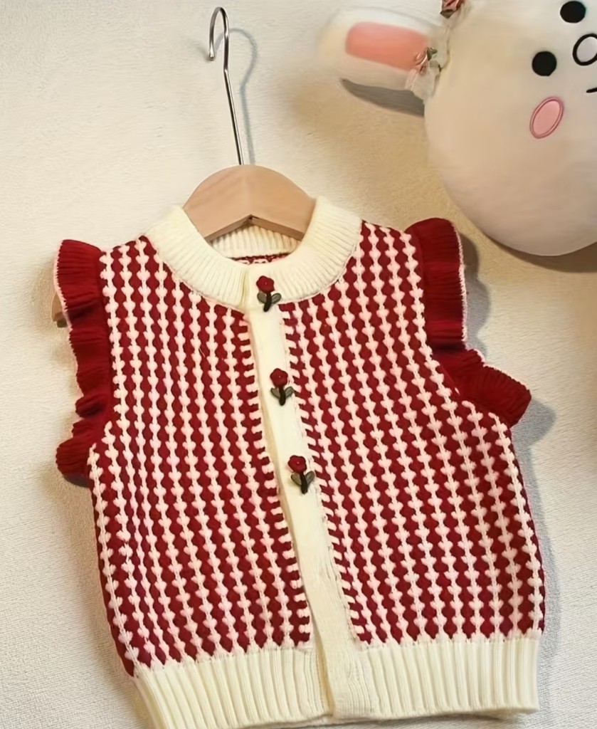 Sueter rojo tejido