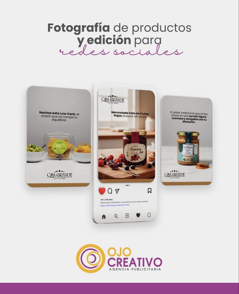 Fotografía y edición de productos