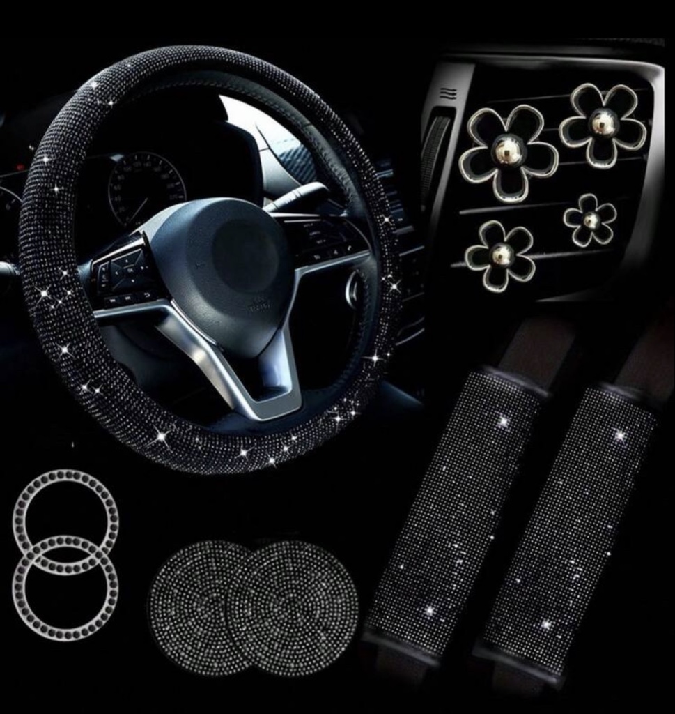 Set 11pieza strass negros