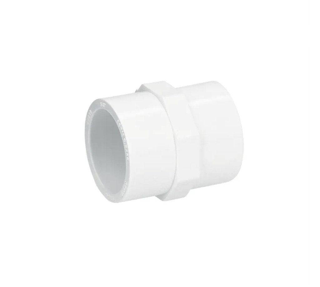 ADAPTADOR HEMBRA DE PVC 1/2 PLG, PULIDO