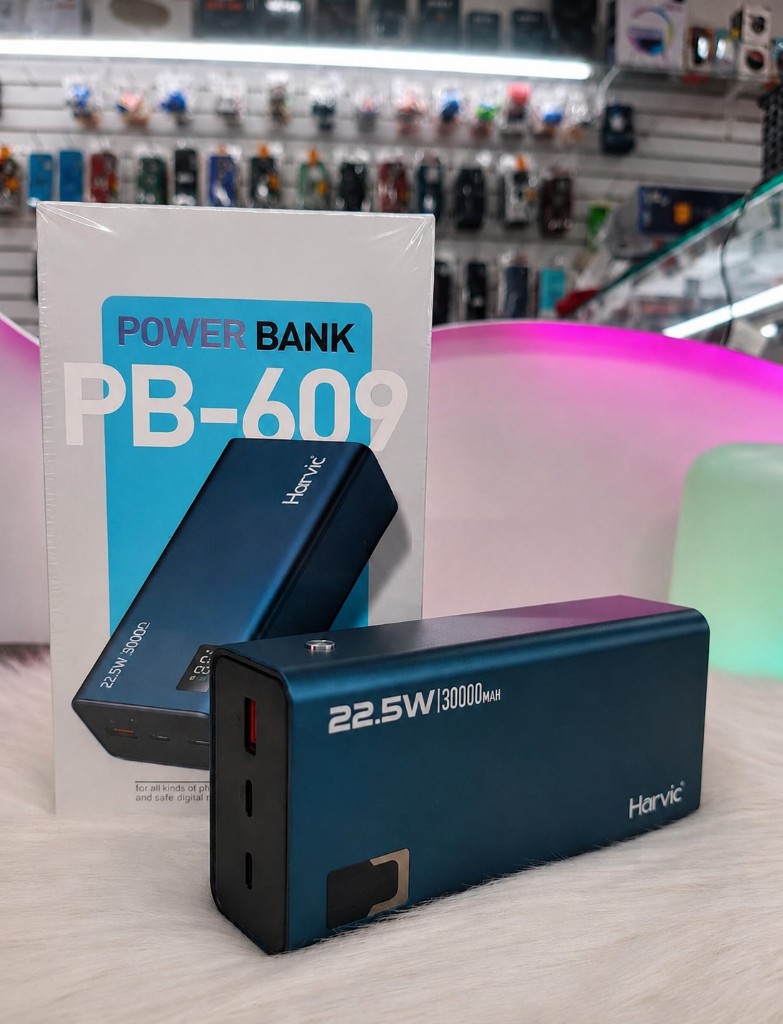 Harvic Power Bank azul 30000mAh
