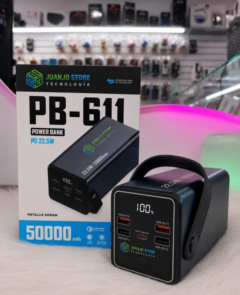 PB-S11 power bank negro 50.000 mah