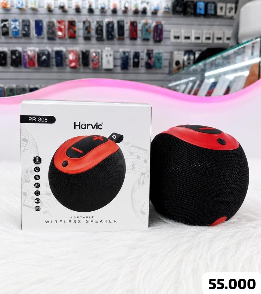 Hurvic parlante bluetooth rojo/negro