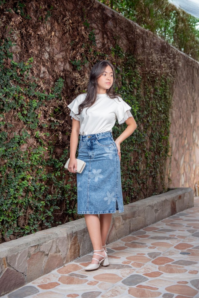 FALDA FLORAL