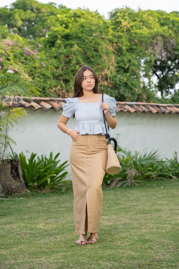 FALDA LARGA AMELIA KAKI