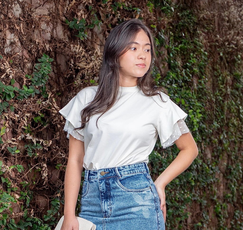 BLUSA BOMBOM BLANCA