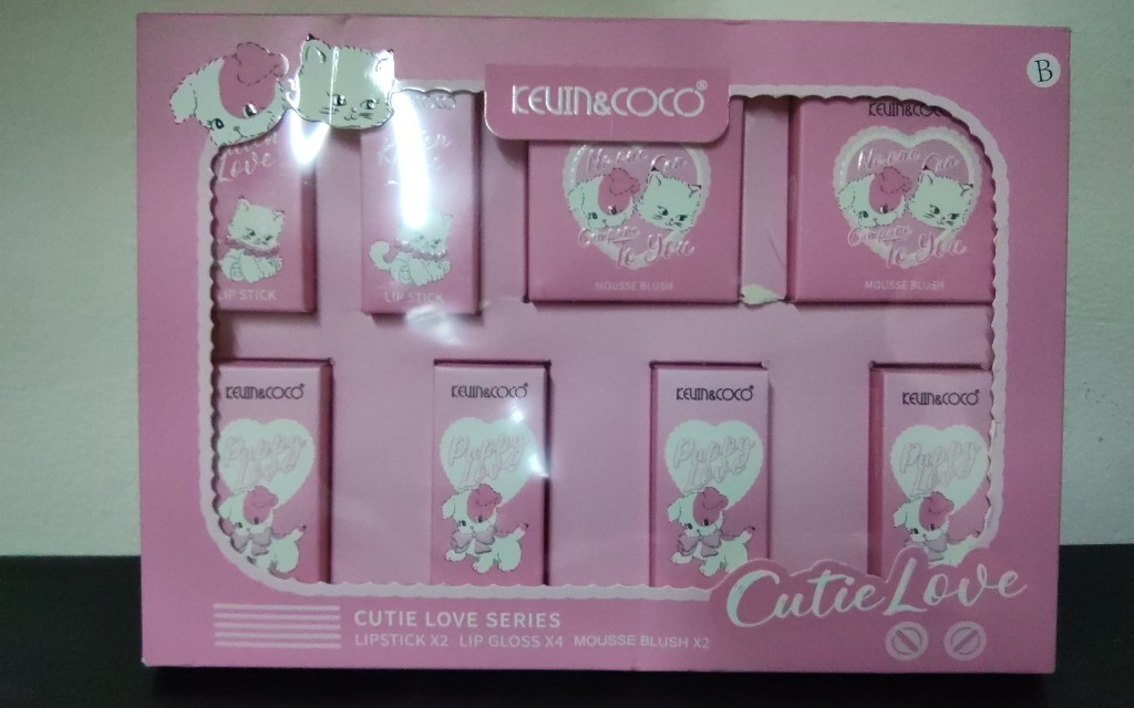 KEVIN&COCO Cutie Love set rosa