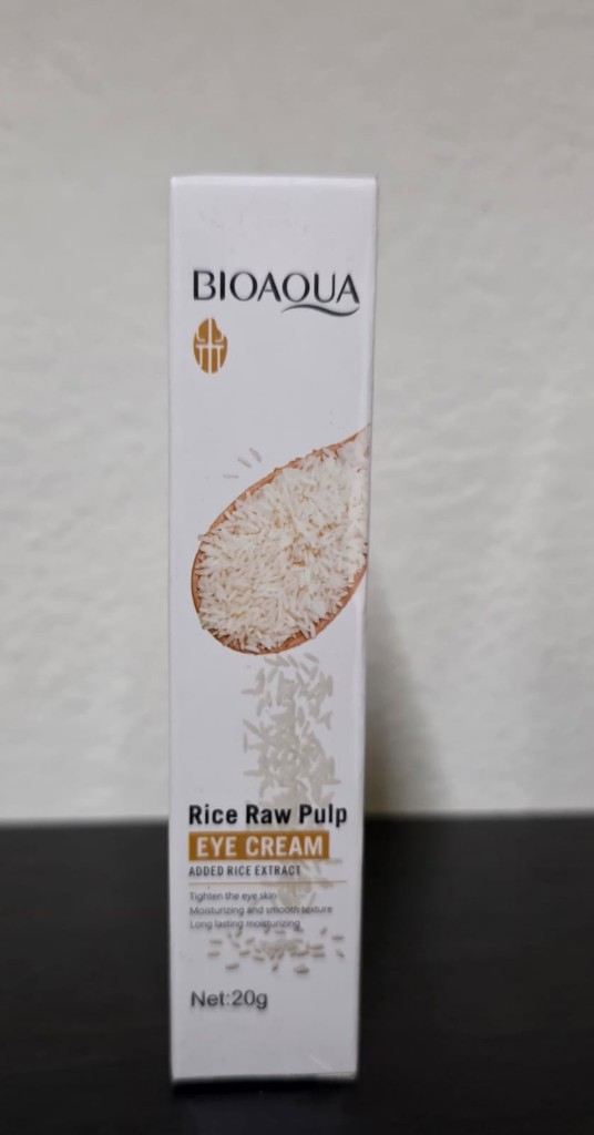 BIOAQUA crema de ojos Rice Raw Pulp