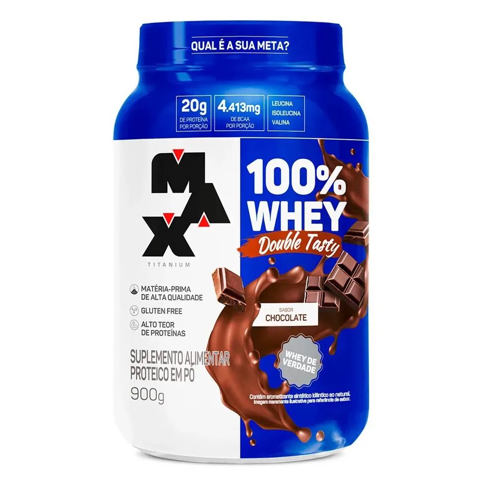 Whey 100% Max Titanium Double Tasty