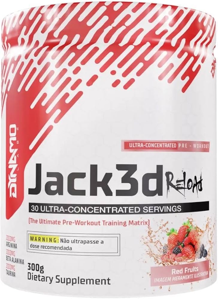 Pré treino Jack 3D  Reload