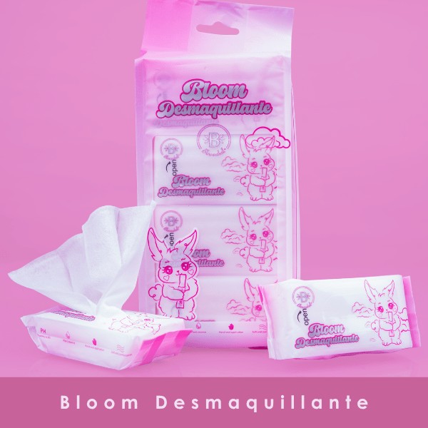 Bloom Toallitas Desmaquillantes rosa