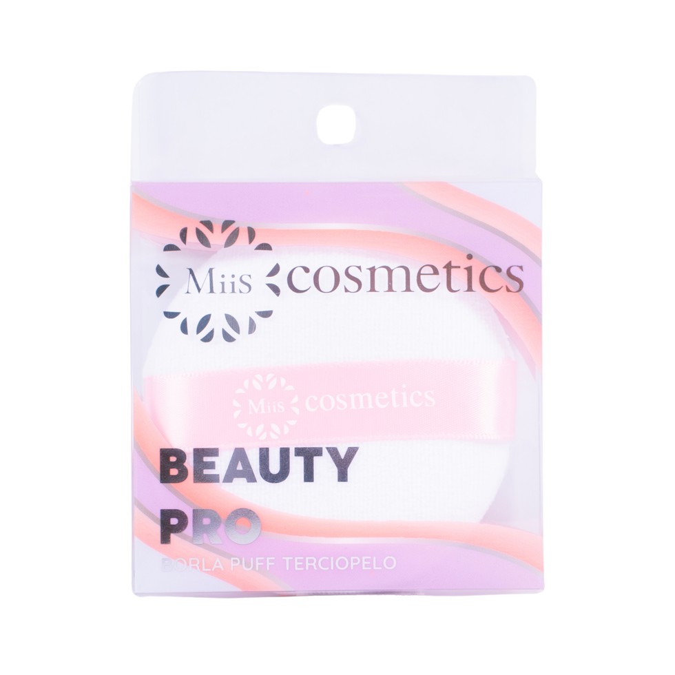 Borla puff terciopelo
Miis cosmetics